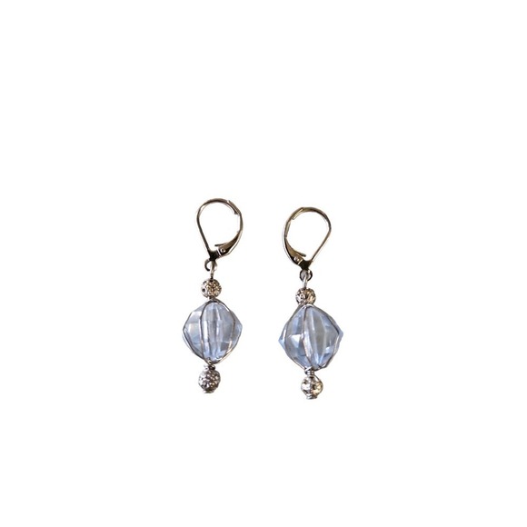 Tear/Pare Shape Ball Drop Earrings - Picture 1 of 4